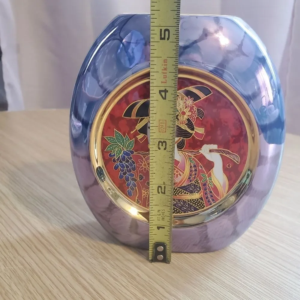 The Art Of Chokin 24k Gold Edged Made In‎ Japan Vase